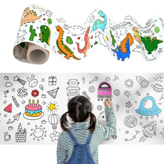 3 Meter Lang Kleurpapier - CreatieveKrabbels