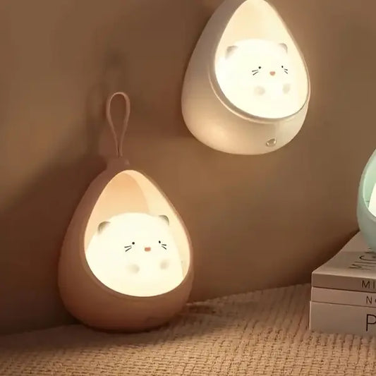 Nachtlamp in de vorm van Een Kat (Met Bewegings Sensor) - NightPurr